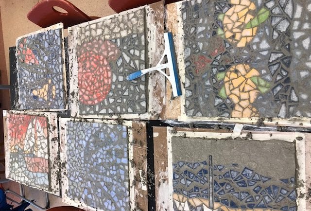More grouted mosaics