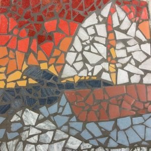 Sailboat mosaic