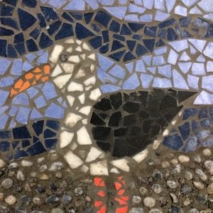 Seagull mosaic