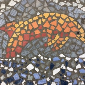 Dolphin mosaic