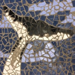 Whale tail mosaic