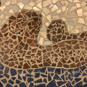 Sea otters mosaic